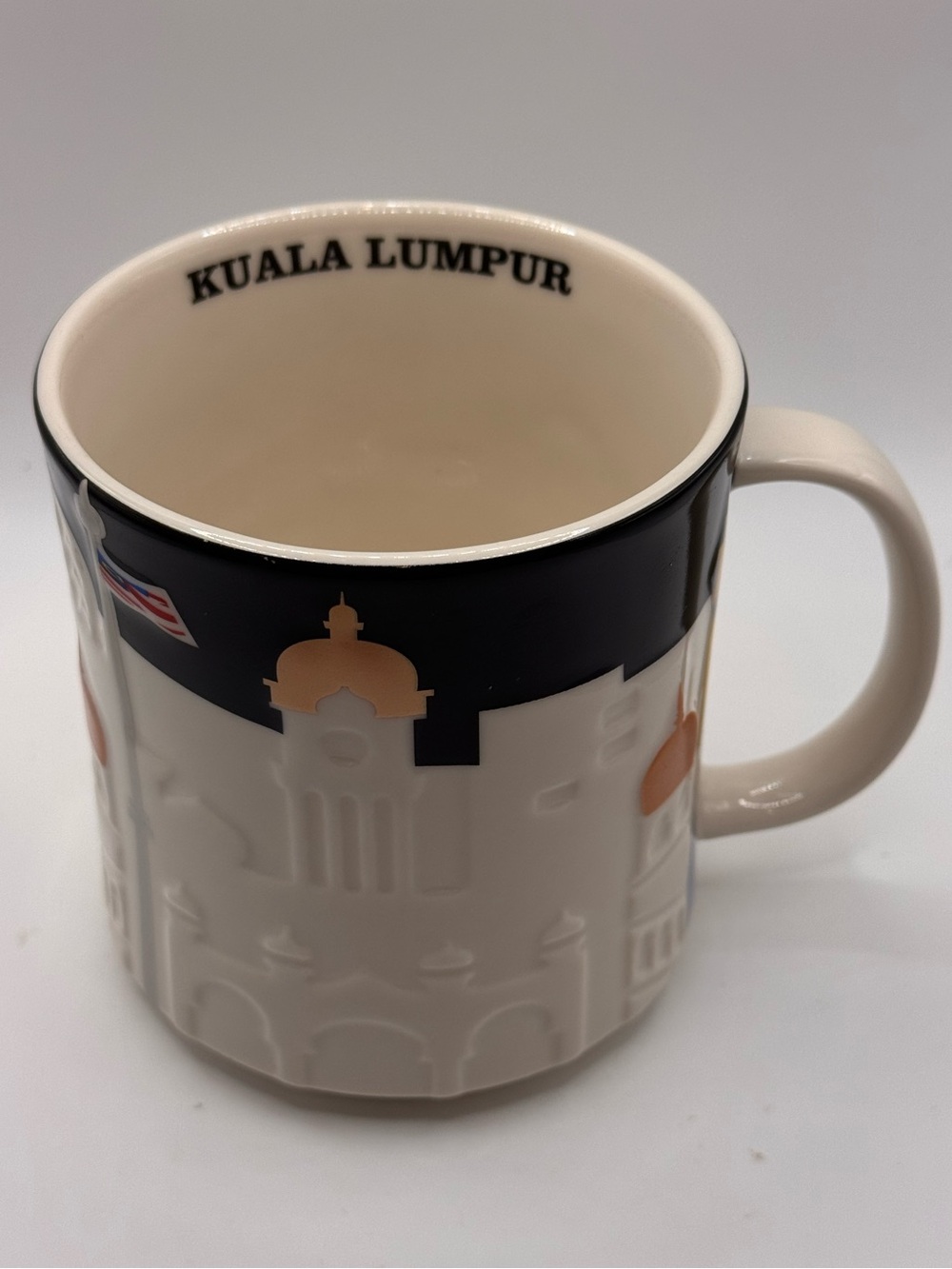 Starbucks 2014 Kuala Lumpur 3D Relief Collector Series Mug. 16 fl oz.
